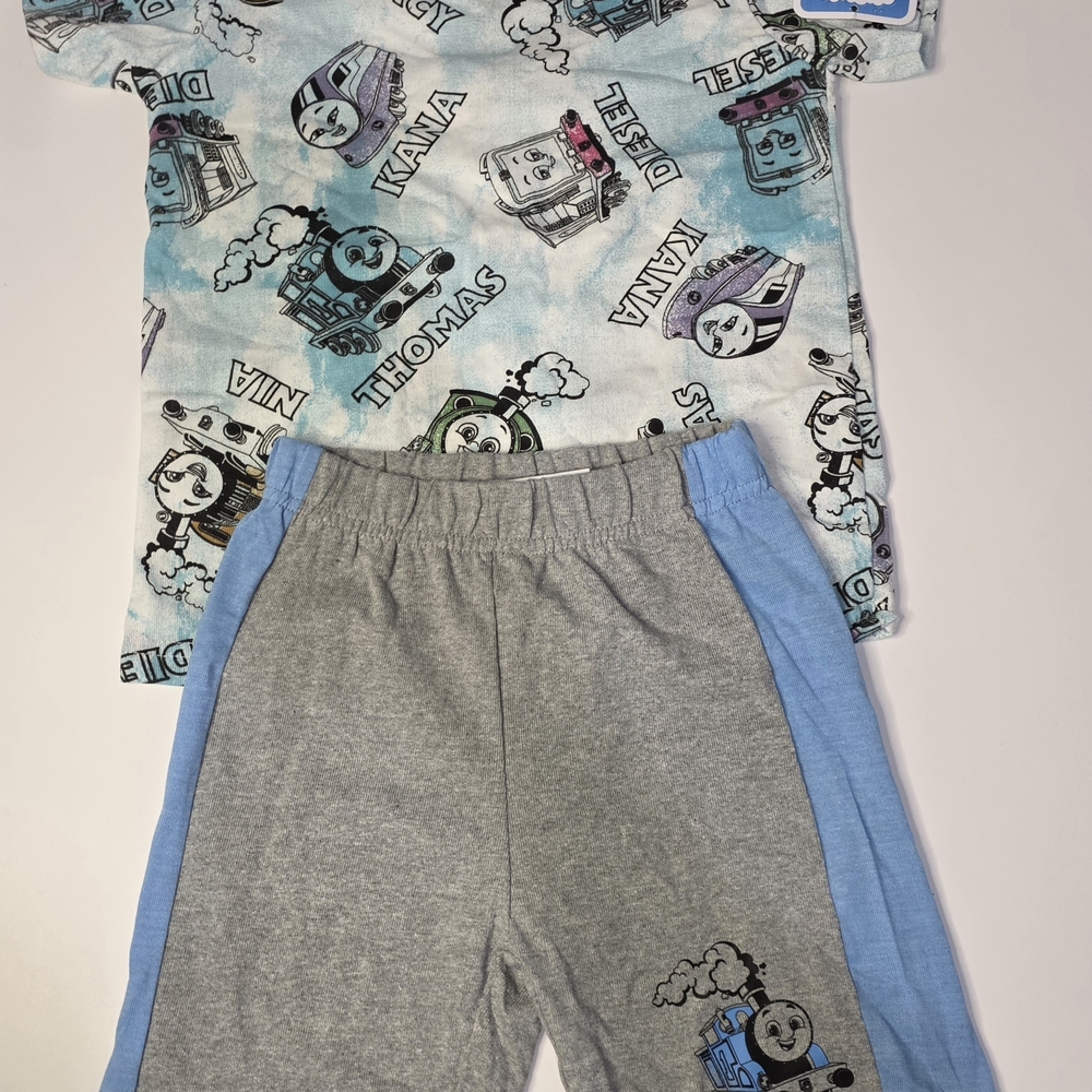 Thomas & Friends Blue and Gray Pajama Set